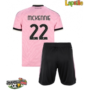 Juventus Weston McKennie #22 Vieraspaita Lapsille 2026-27 Lyhythihainen (+ shortsit)